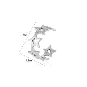 Ear cuff verbonden sterren