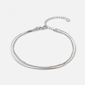 Enkelband drielaags plat/bolletjes