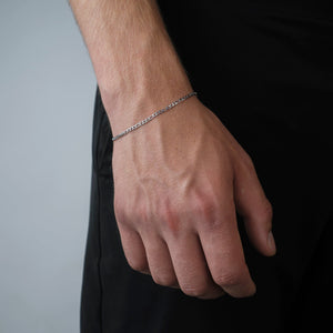 Figaro armband 2mm