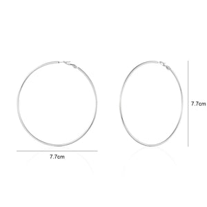 Grote hoops oorbellen