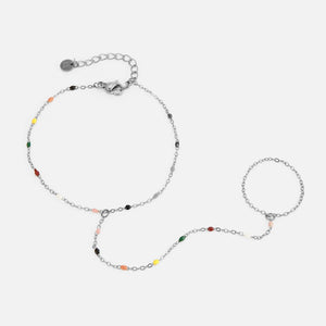 Hand Chain gekleurde kralen