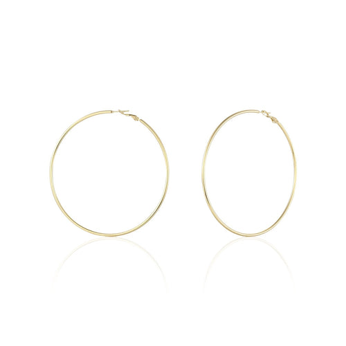 Hoops oorbellen 6cm