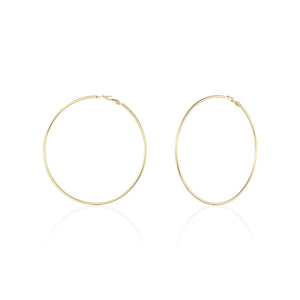 Hoops oorbellen 6cm