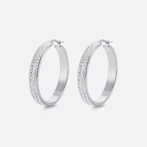 Hoops steentjes groot