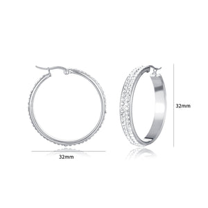 Hoops steentjes groot