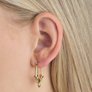 Ibiza sun hoops goud