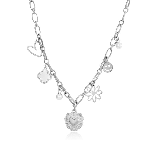Ketting bedel mix bloem