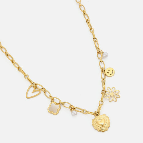Ketting bedel mix bloem