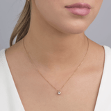 Ketting diamantje goud