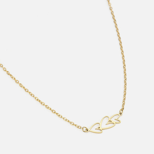 Ketting gevormde hartjes