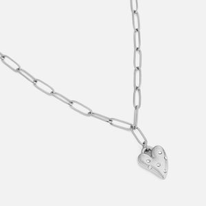 Ketting hartje zirkonia