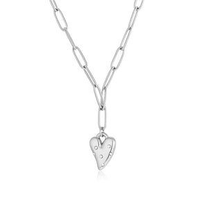 Ketting hartje zirkonia