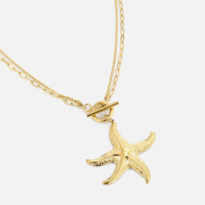 Ketting kapitel zeester goud