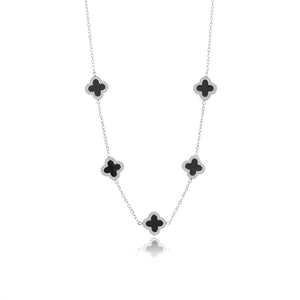 Ketting klaver black
