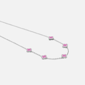 Ketting klaver roze