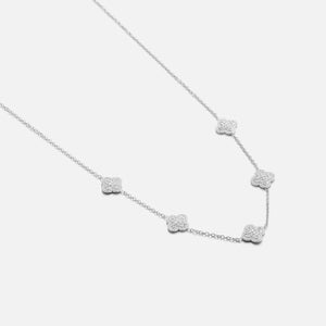 Ketting klaver steentjes