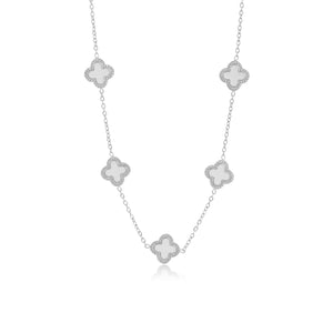 Ketting klaver white