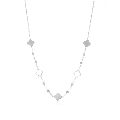 Ketting klavertjes & bolletjes
