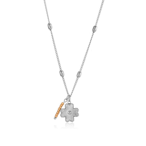 Middellange ketting klavertjevier