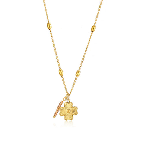 Middellange ketting klavertjevier