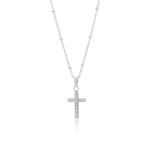Ketting kruisje steentjes