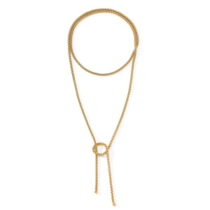 Long chain knot - Goud