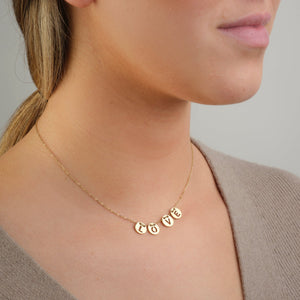 Ketting love circle goud