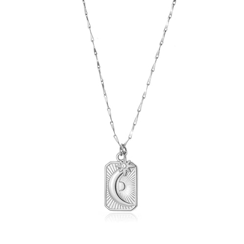 Ketting maan en ster bedels
