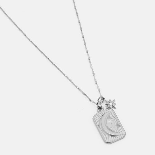 Ketting maan en ster bedels