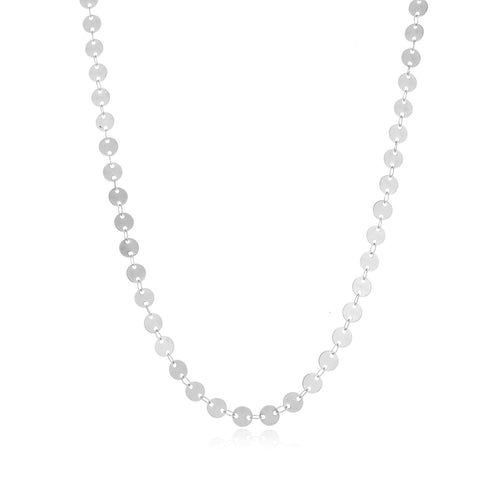 Ketting platte muntjes
