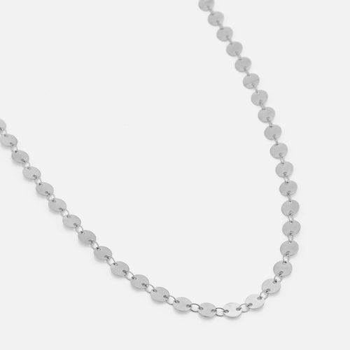 Ketting platte muntjes