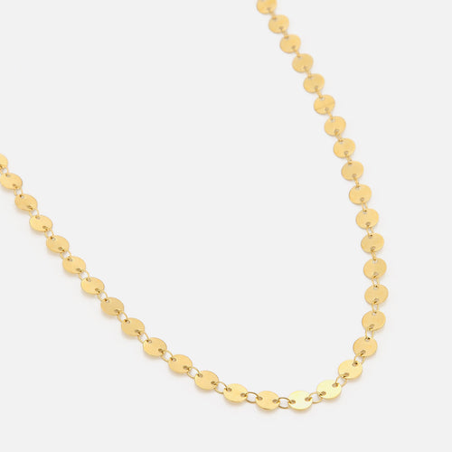 Ketting platte muntjes
