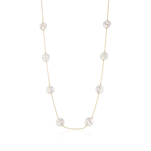 Ketting platte parels