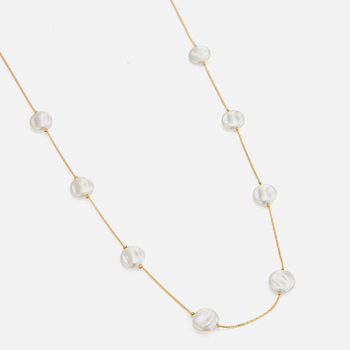 Ketting platte parels