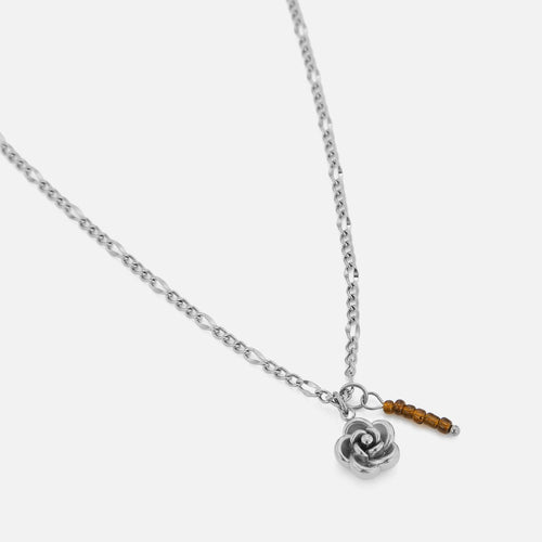 Ketting roos met kralenstaafje