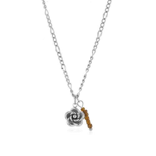 Ketting roos met kralenstaafje