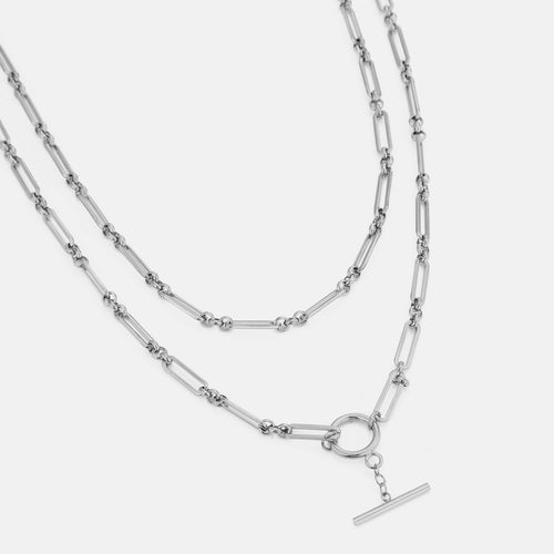 Ketting tweelaags schakel met T-sluiting