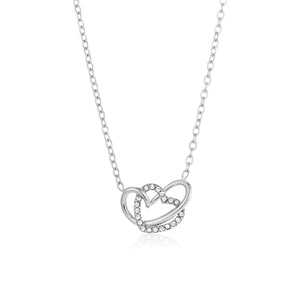 Ketting verbonden hart steentjes