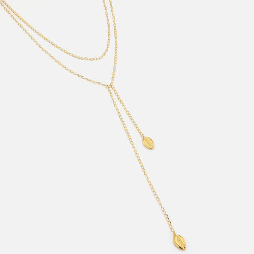 Ketting Y-vorm dubbele schelp