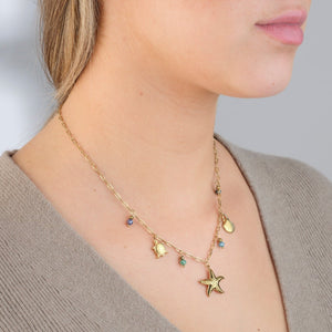 Ketting zee bedels goud