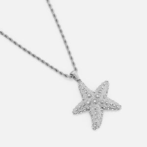 Ketting zeester steentjes