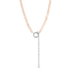 Kralen ketting roze