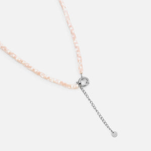 Kralen ketting roze