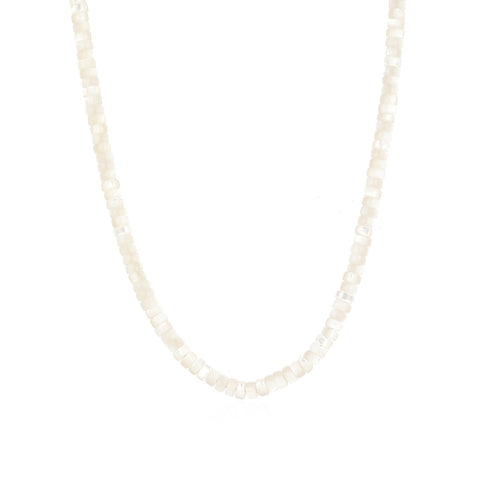 Kralen ketting wit