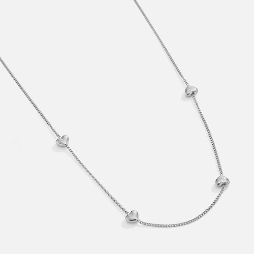 Lange ketting vier hartjes