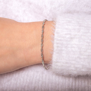 Motief armband gedraaid