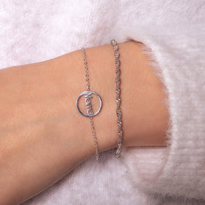 Motief armband gedraaid