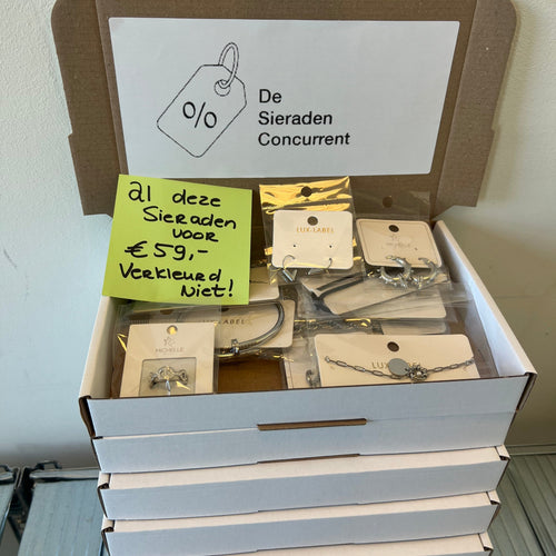Mysterie doos 10 items voor slechts €59,-