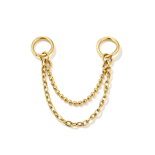 Earring connecting chain