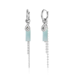 Oorbellen starlight zilver